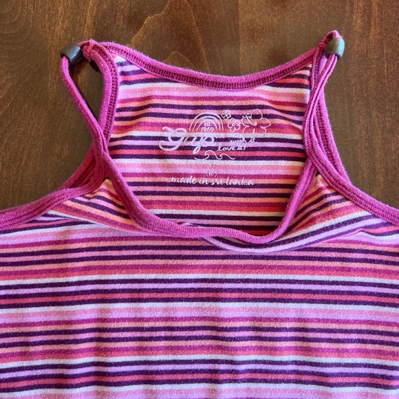 Y2K Pink Striped Tank Top - Picture 3 of 6